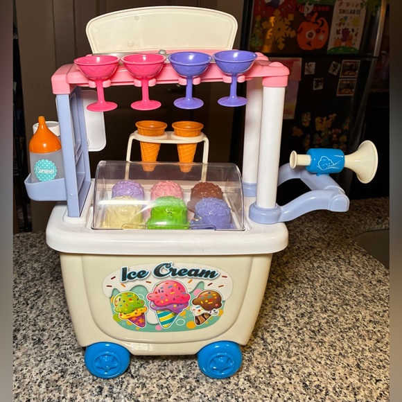 play Go Other - Play go Toy Ice Cream Cart Stand 28 piece kid toy